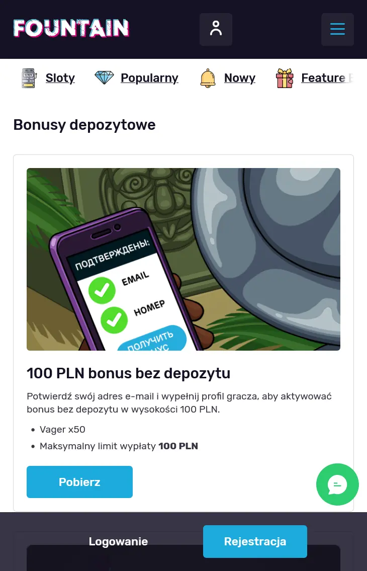 fontan casino promocje